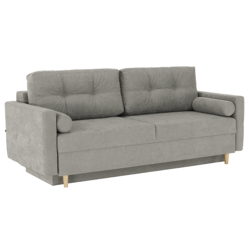 Canapea extensibila AURELIA, gri textil Queens