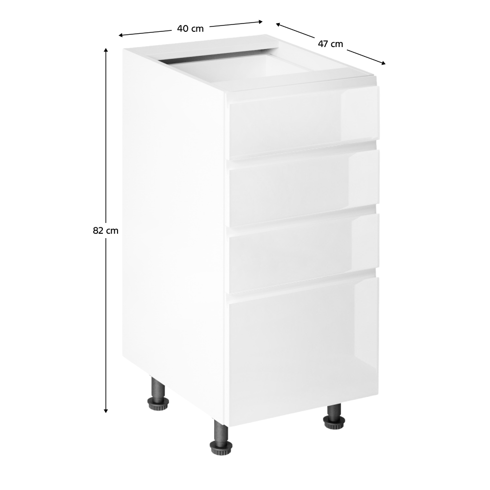 Dulap bucatarie modular AURORA D40S5, vedere 3