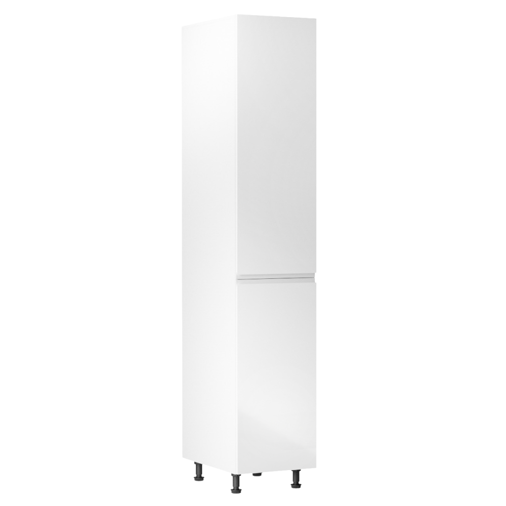 Dulap pentru alimente AURORA D40SP, alb/alb luciu extra ridicat, de dreapta
