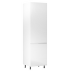 Dulap pentru frigider AURORA D60ZL, alb/alb luciu extra ridicat, de dreapta