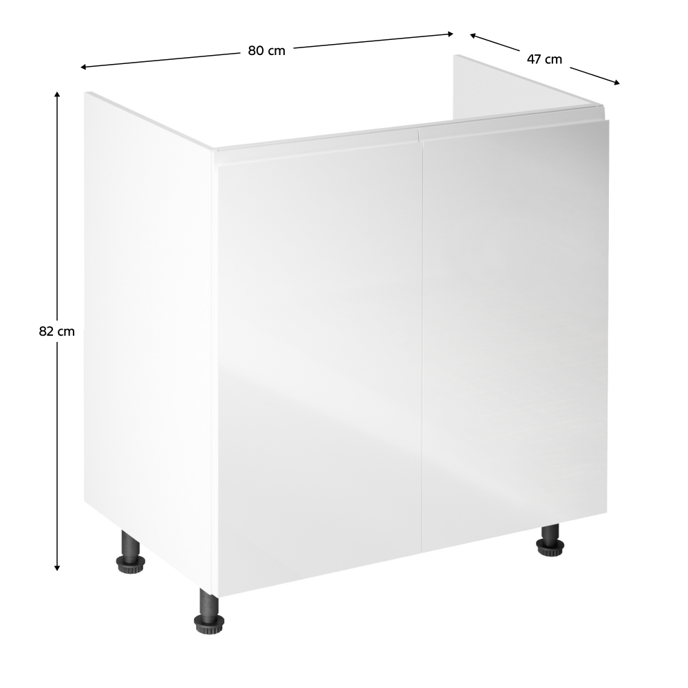 Dulap bucatarie modular AURORA D80Z, vedere 3