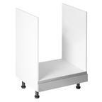 Dulap pentru aparate electrocasnice AURORA D60ZK, alb/gri extra lucios