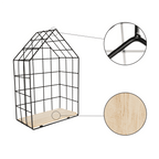 Raft AZURI, natural / negru