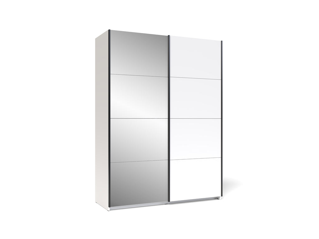 Dulap SMART Zegna ST150 2D (ALB/PLATINUM), vedere 3