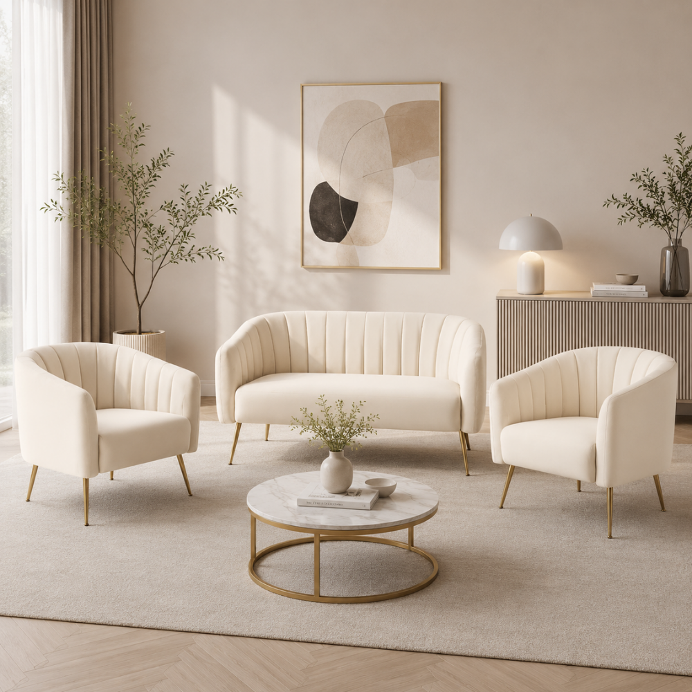 Canapea de design cu 2 locuri, BAGY