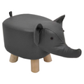 Taburet in forma de elefant BALBO, gri/natural