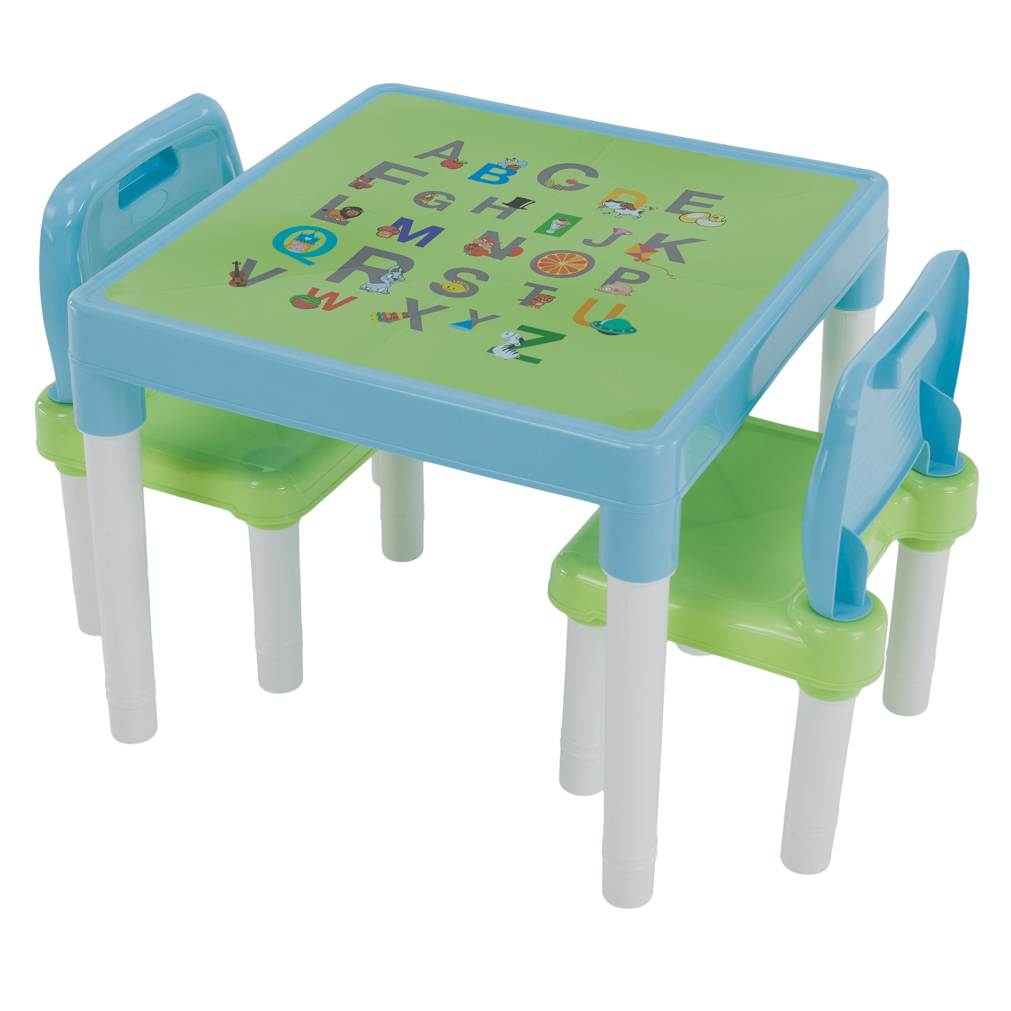 Mobilier copii BALTO, albastru / verde / alb