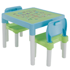 Mobilier copii BALTO, albastru / verde / alb