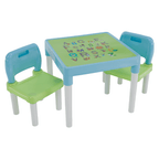 Mobilier copii BALTO, albastru / verde / alb