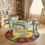 Mobilier copii BALTO, albastru / verde / alb