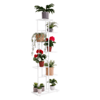 Suport pentru flori din metal BAMIR TIP 2, alb