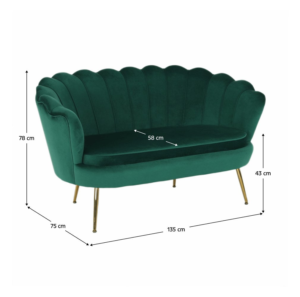 Bancă dining Noblin – schiță cu dimensiuni
