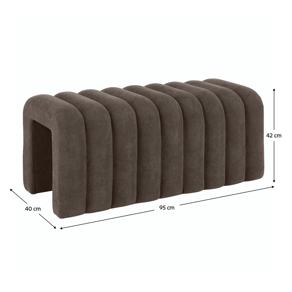 Bancă hol Sundo – schiță cu dimensiuni