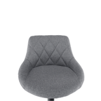 Scaun de bar TERKAN, gri / negru