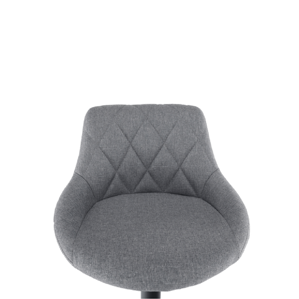 Scaun de bar TERKAN, gri / negru