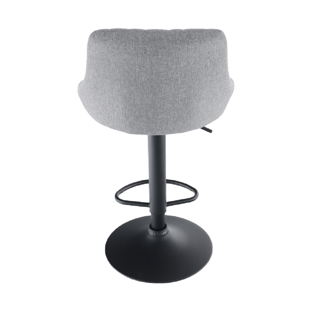 Scaun de bar TERKAN, gri / negru