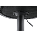 Scaun de bar TERKAN, gri / negru