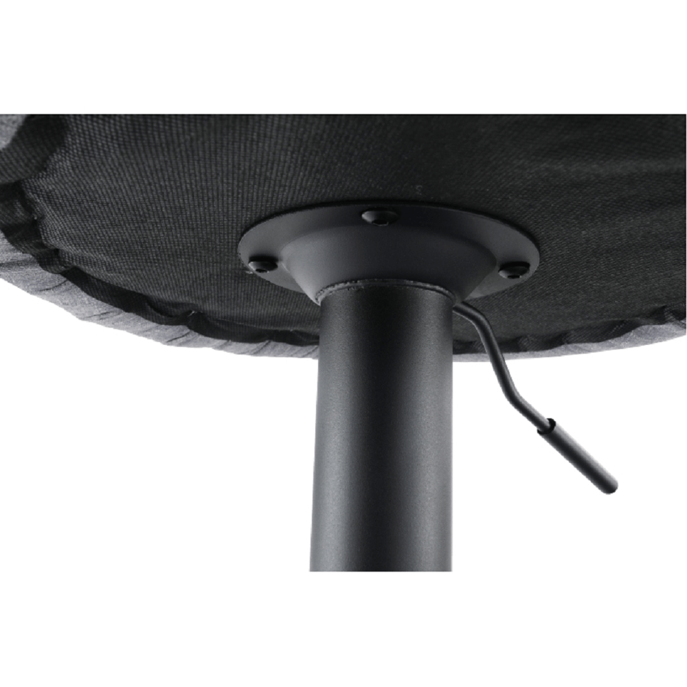 Scaun de bar TERKAN, gri / negru