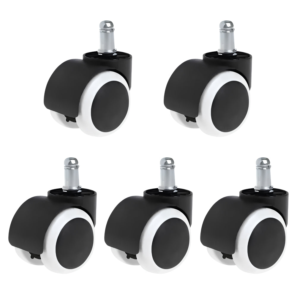 Roata KOLIESKO TYP 2, set de 5 buc., negru/alb