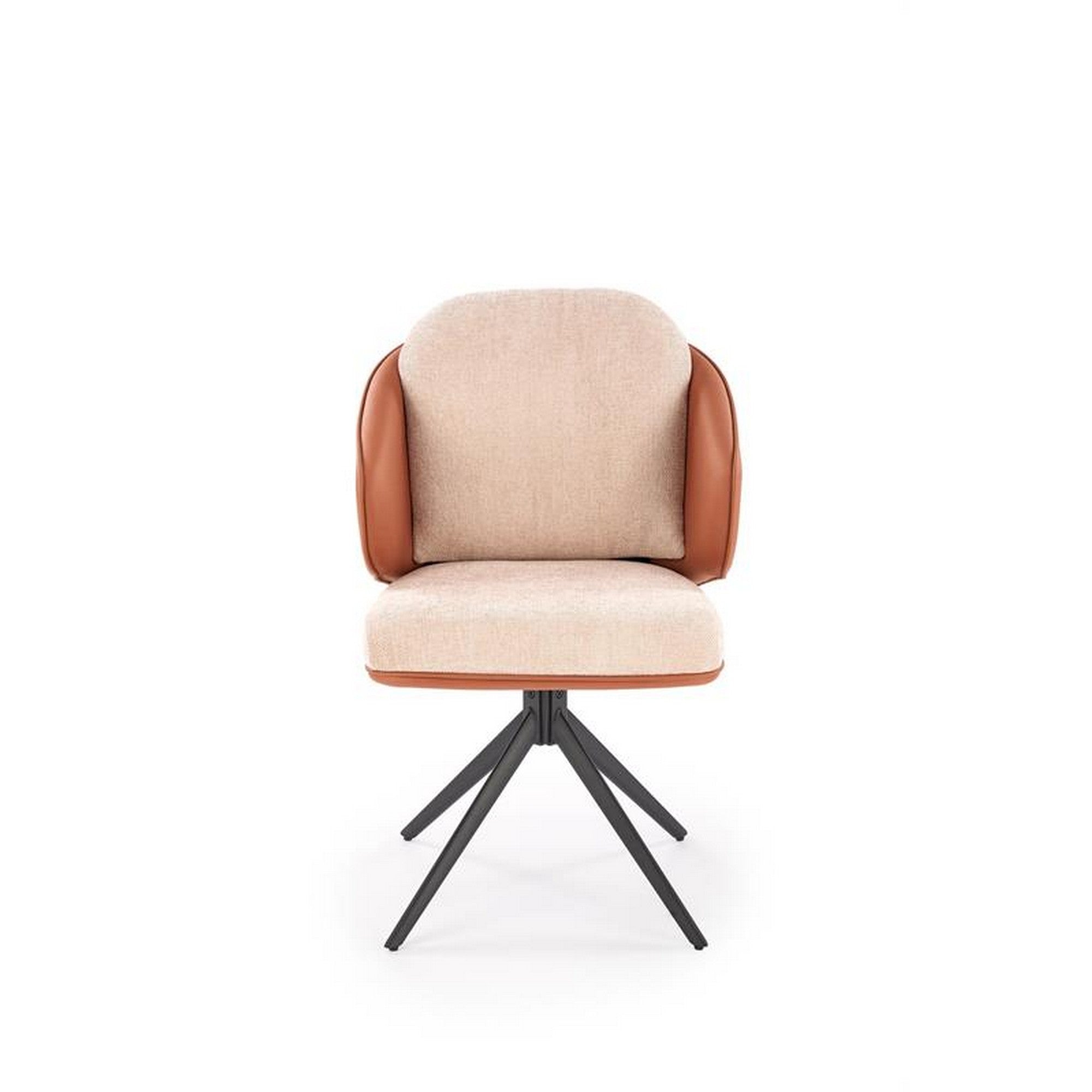 Scaun K554, maro / bej / negru