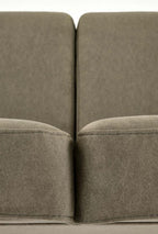 Canapea MILANO, verde olive / nuc inchis