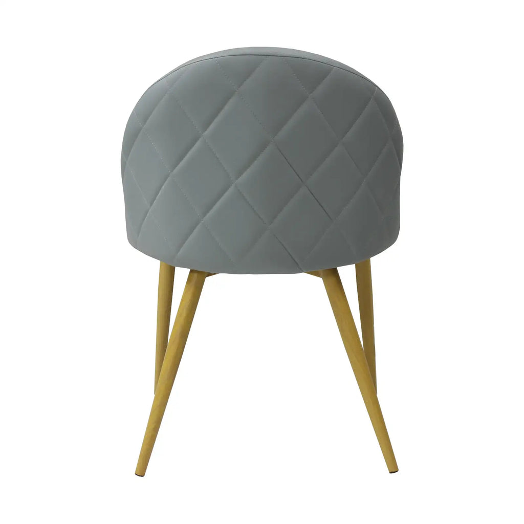 Scaun tapitat picioare metalice Belisa, vedere 9