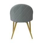 Scaun tapitat picioare metalice Belisa, vedere 9