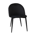 Scaun tapitat picioare metalice Belisa, vedere 6