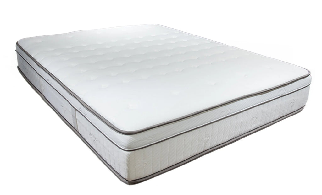 Set pat tapitat Saltea Bella Beige, cu lada, cu somiera