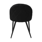 Scaun tapitat picioare metalice Belisa, vedere 7