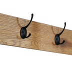Cuier BERDY, negru / stejar