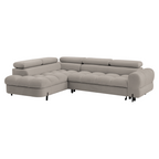Set canapea de colt BERON ROH, bej Taupe, pe stanga