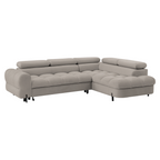 Set de canapea de colt BERON ROH, bej Taupe, pe dreapta