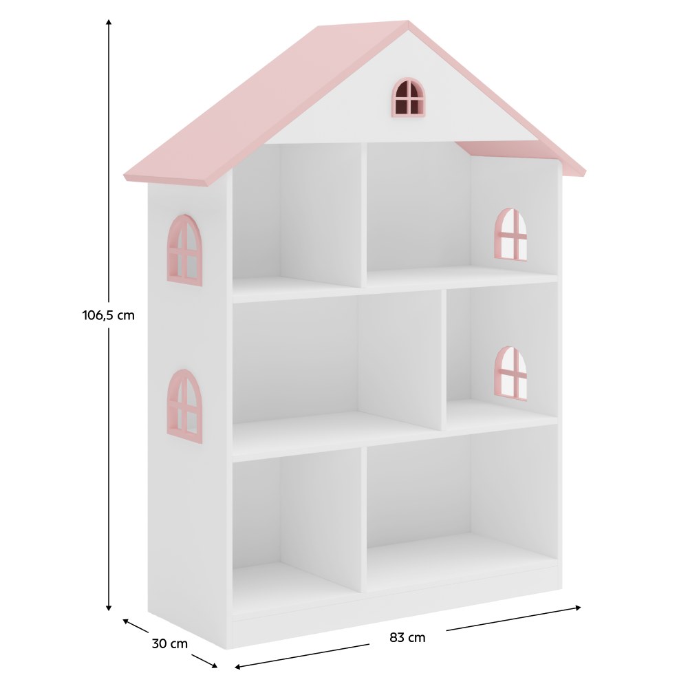 Bibliotecă Maison – schiță cu dimensiuni
