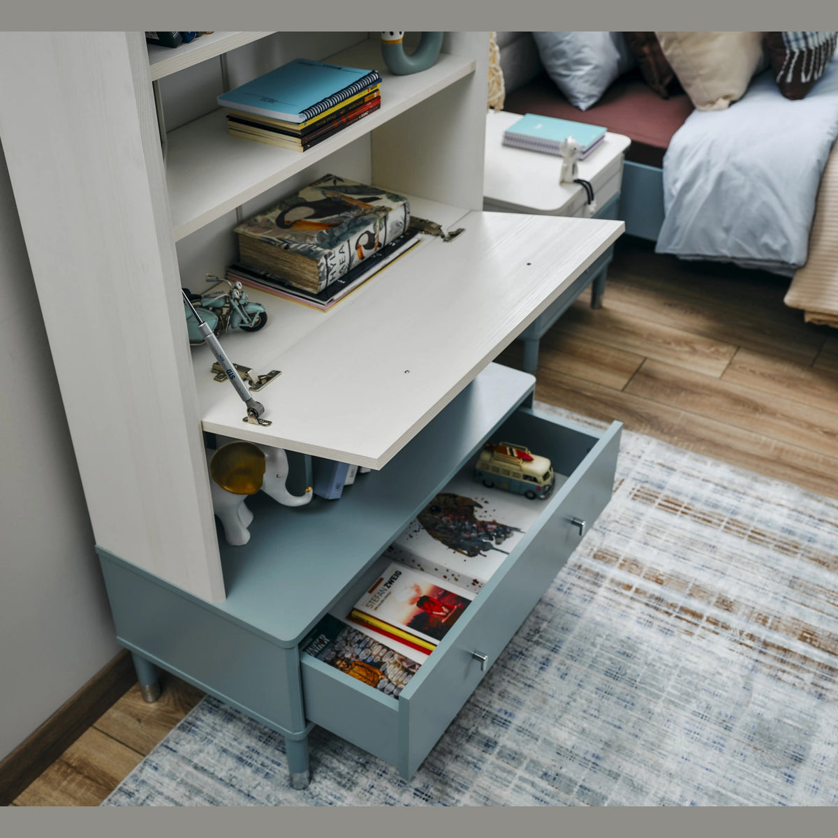 Bibliotecă Maryn în living