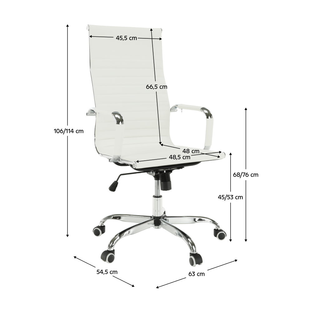 Scaun de birou reglabil AZURE 2 NEW, vedere 3
