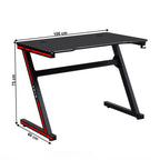 Birou gaming Mackenzie – schiță cu dimensiuni