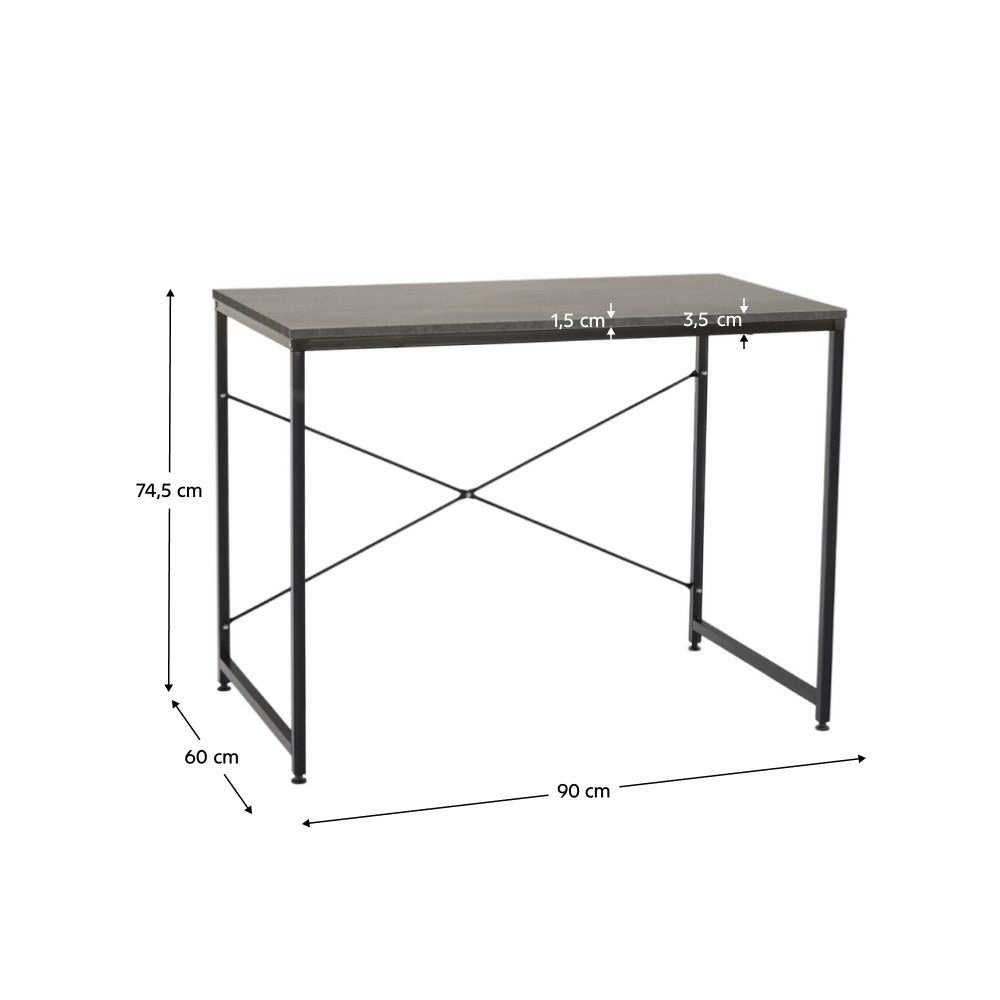 Birou Mellora – schiță cu dimensiuni