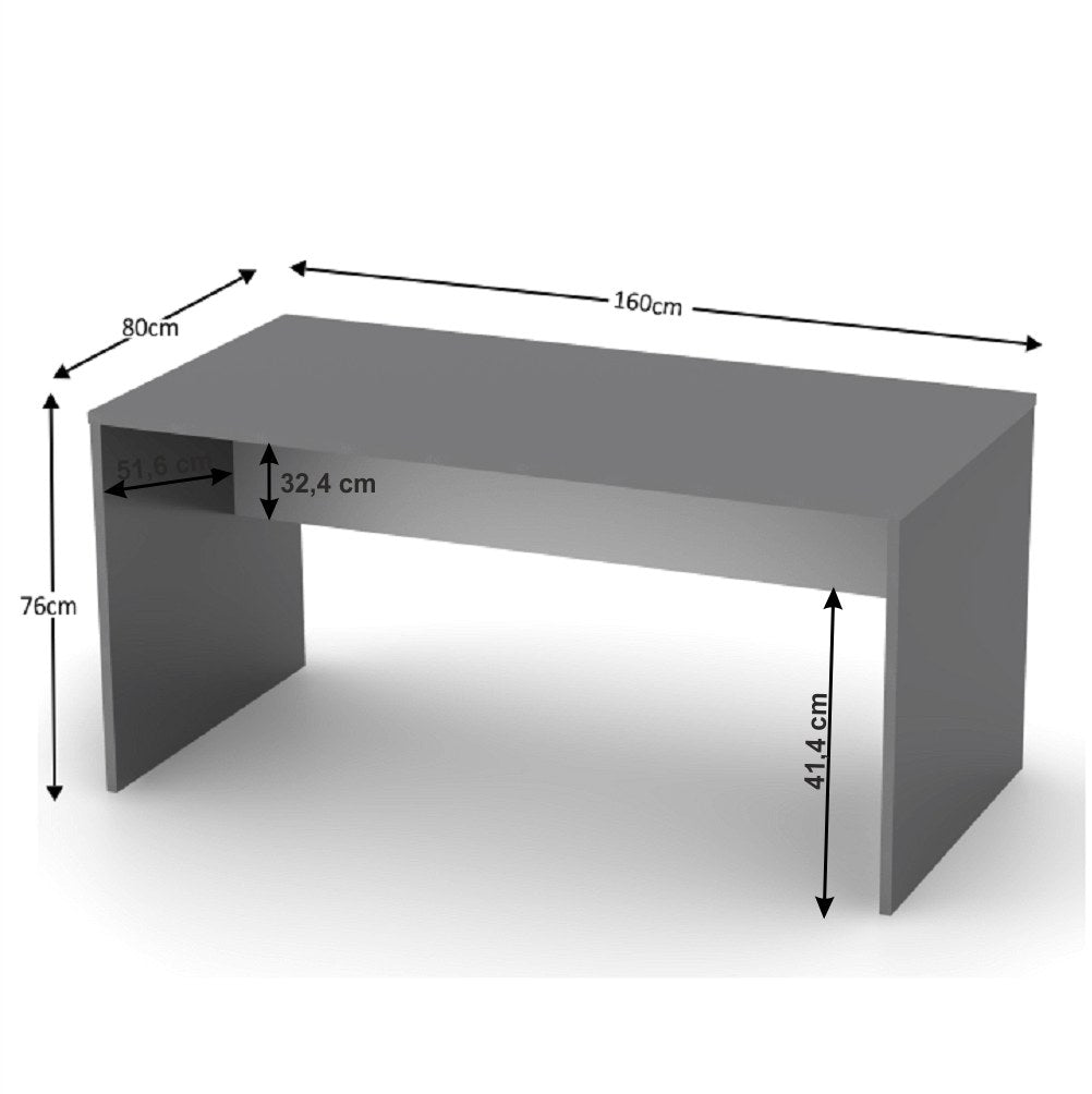 Birou Rioma – schiță cu dimensiuni