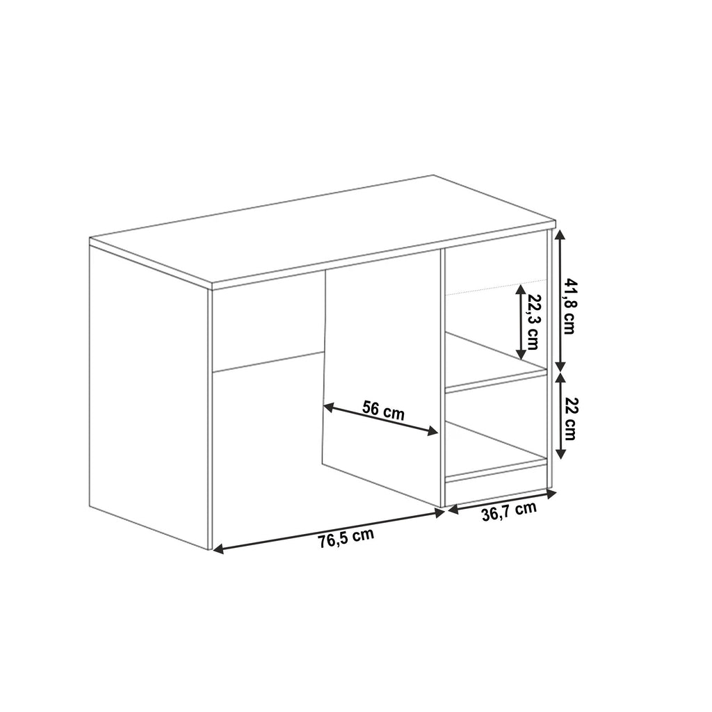 Birou Tedy – schiță cu dimensiuni, imaginea 2