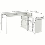 Birou Terino – schiță cu dimensiuni