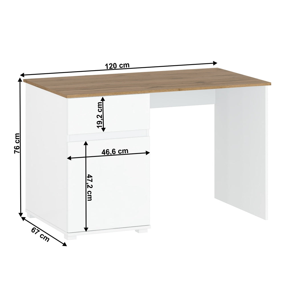 Birou Vilgo – schiță cu dimensiuni
