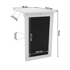 Birou Zalman – schiță cu dimensiuni