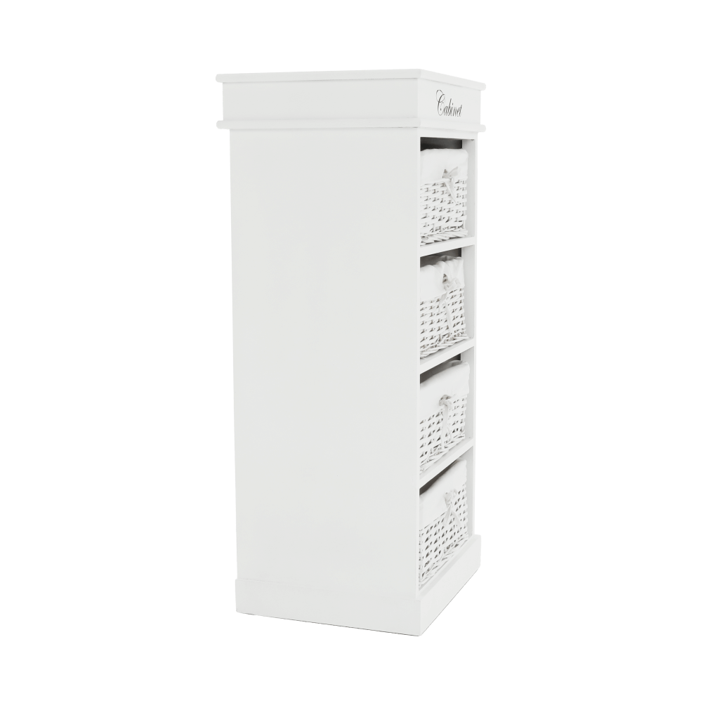 Comoda BLANCO, alb