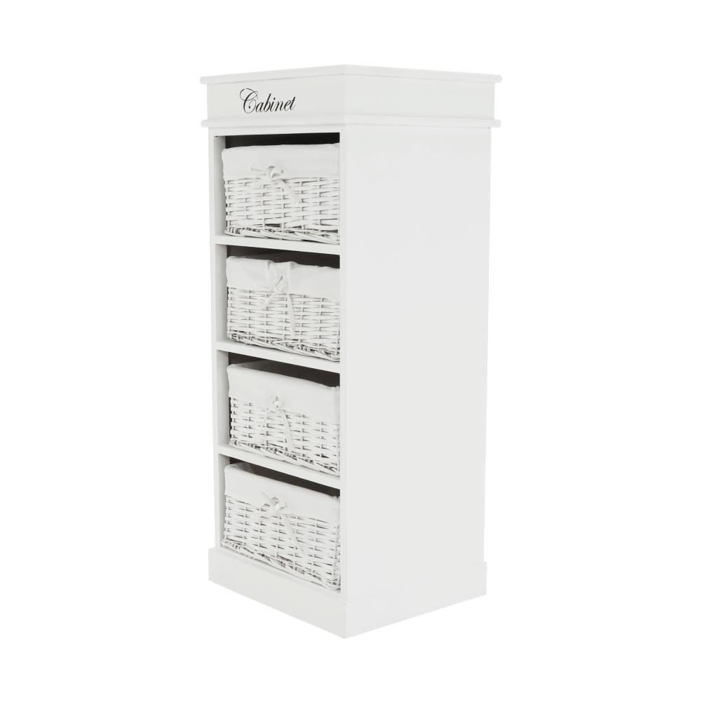 Comoda BLANCO, alb