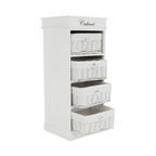 Comoda BLANCO, alb