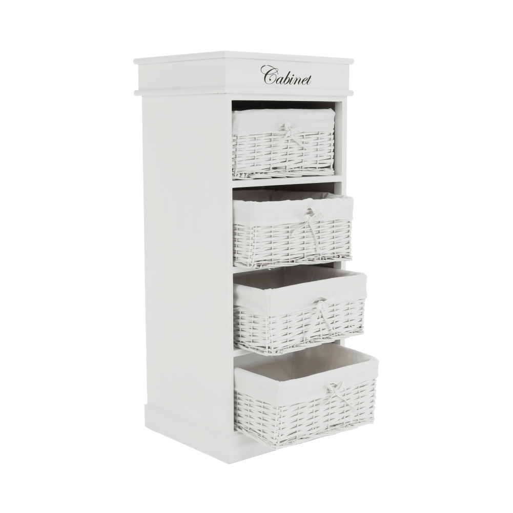 Comoda BLANCO, alb