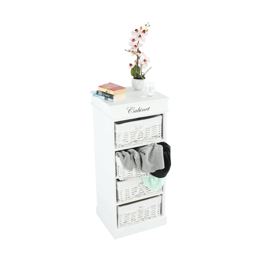 Comoda BLANCO, alb