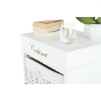Comoda BLANCO, alb