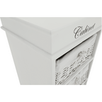 Comoda BLANCO, alb
